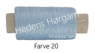 Moravia Hør 40/2 farve 20 Lys blå